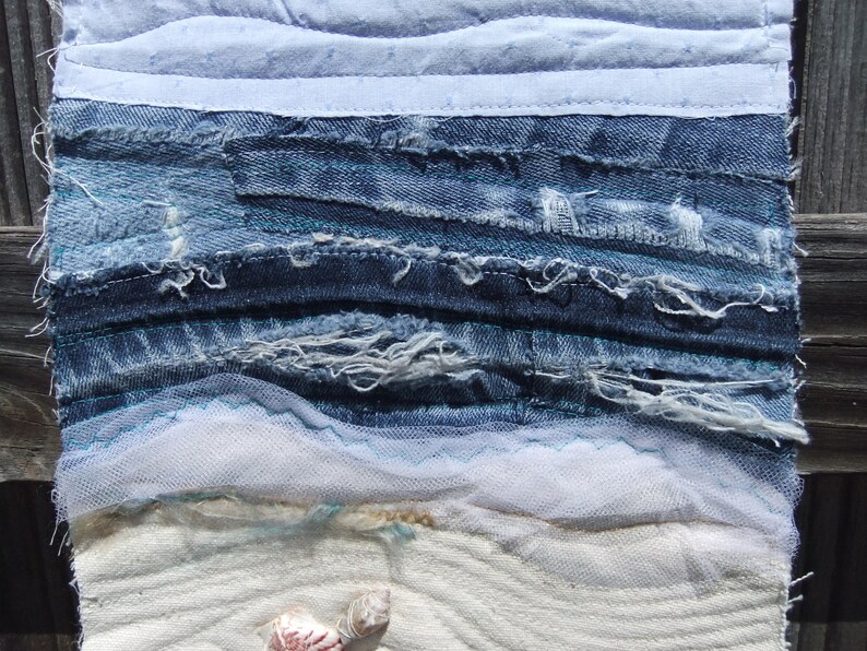 PATTERN for an Ocean Beach Wall Hanging Mini Quilt Pattern Etsy