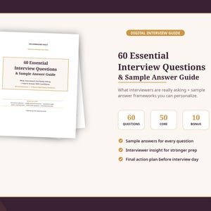 Gids met 60 essentiële vragen en antwoorden voor sollicitatiegesprekken (pdf, Word-download)
