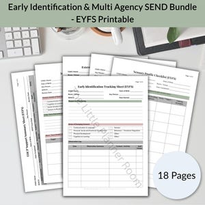 Early Identification and Multi‑Agency SEND Bundle (EYFS) | SENCO Forms | Screening, Referral, Tracking & Agency Logs