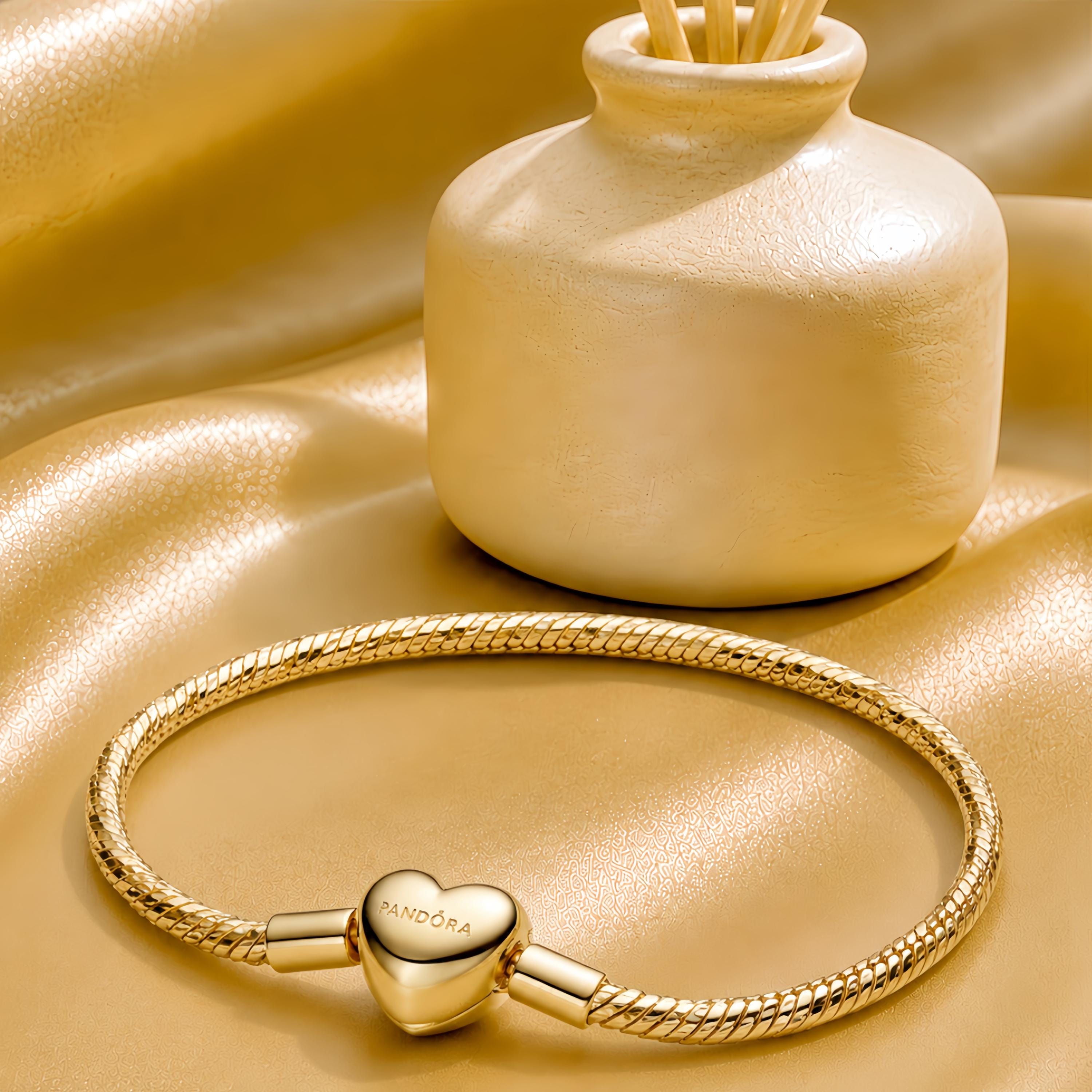 Pandora sparkling heart tennis bracelet - Etsy 日本