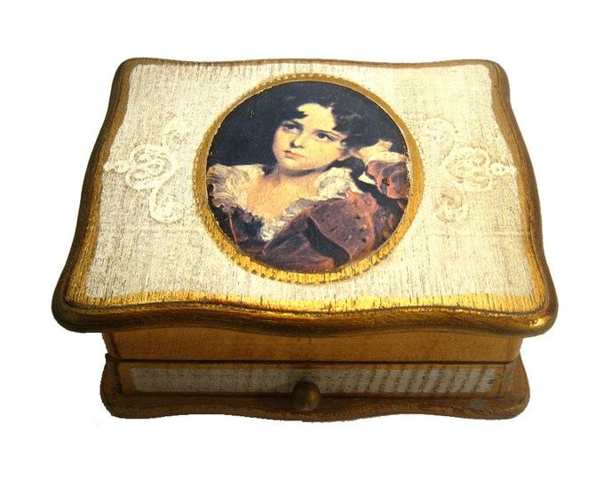 Vintage Jewelry Box Toyo Music Box Wooden Box Etsy