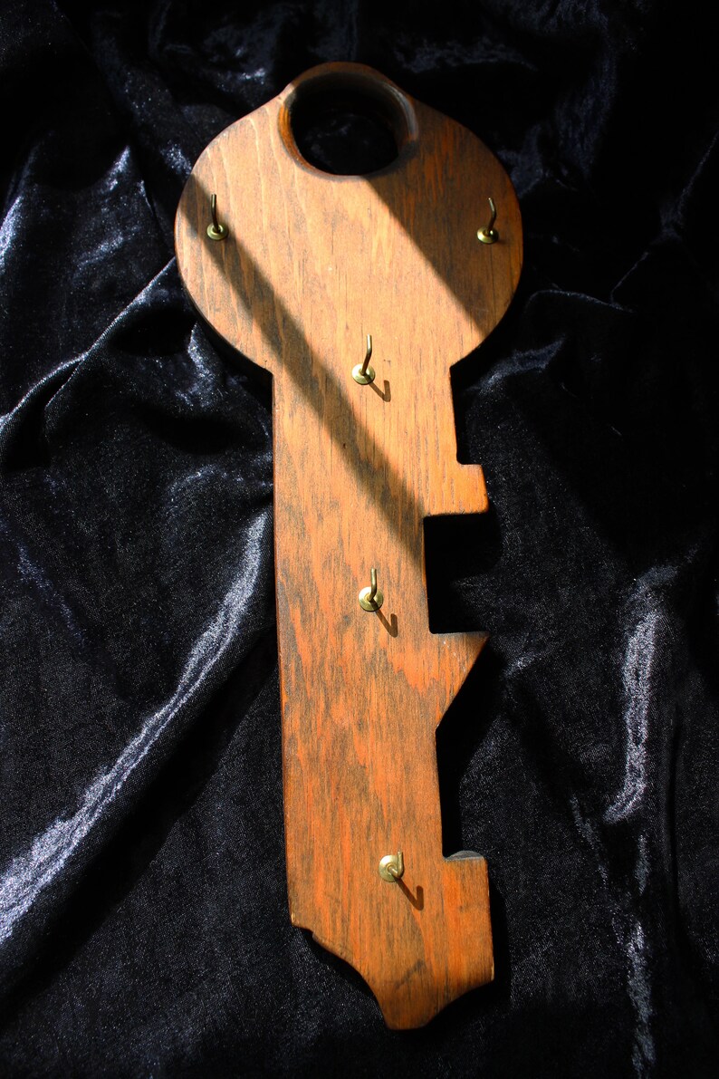 Wooden Key Rack, Vintage Rustic Farmhouse Cottagecore Wall Decor - Etsy