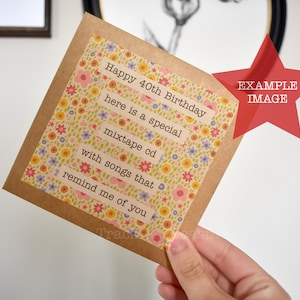 Pochette CD/DVD personnalisée uniquement | Couverture imprimée sur mesure avec photo et liste des titres | CD non inclus