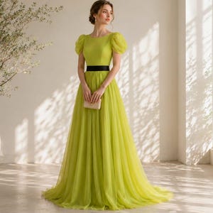 lime green maxi dress with sleeves Lime Green Maxi Dress