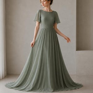 etsy sage green bridesmaid dress Long/ Short Sage Bridesmaid Dress Infinity Bridesmaid Dress Multi-way Wrap Dress Convertible Bridesmaid Dress Maternity Dress Party Dress