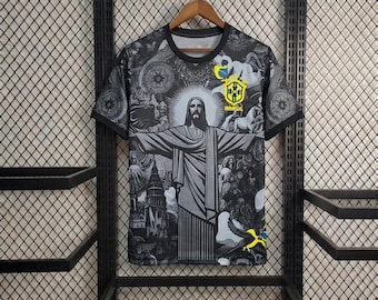 Brazil Jesus Edition Football Jersey · Cristo Redentor Soccer Shirt · Special Edition Brazil Fan Kit · Sublimation Print
