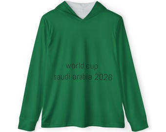 World Cup Saudi Arabia 2026 Hoodie | Green Soccer Warmup Top