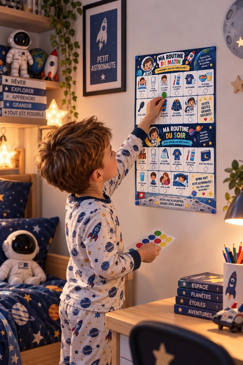 Evening Routine Activities Children's Morning and Evening Routine | Children's Routine Chart ...