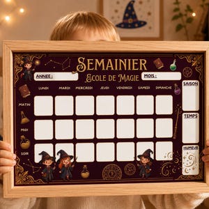 Wochenplaner der Zauberschule