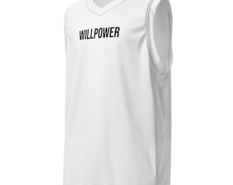 Willpower Metatron Cube Unisex Basketball Jersey