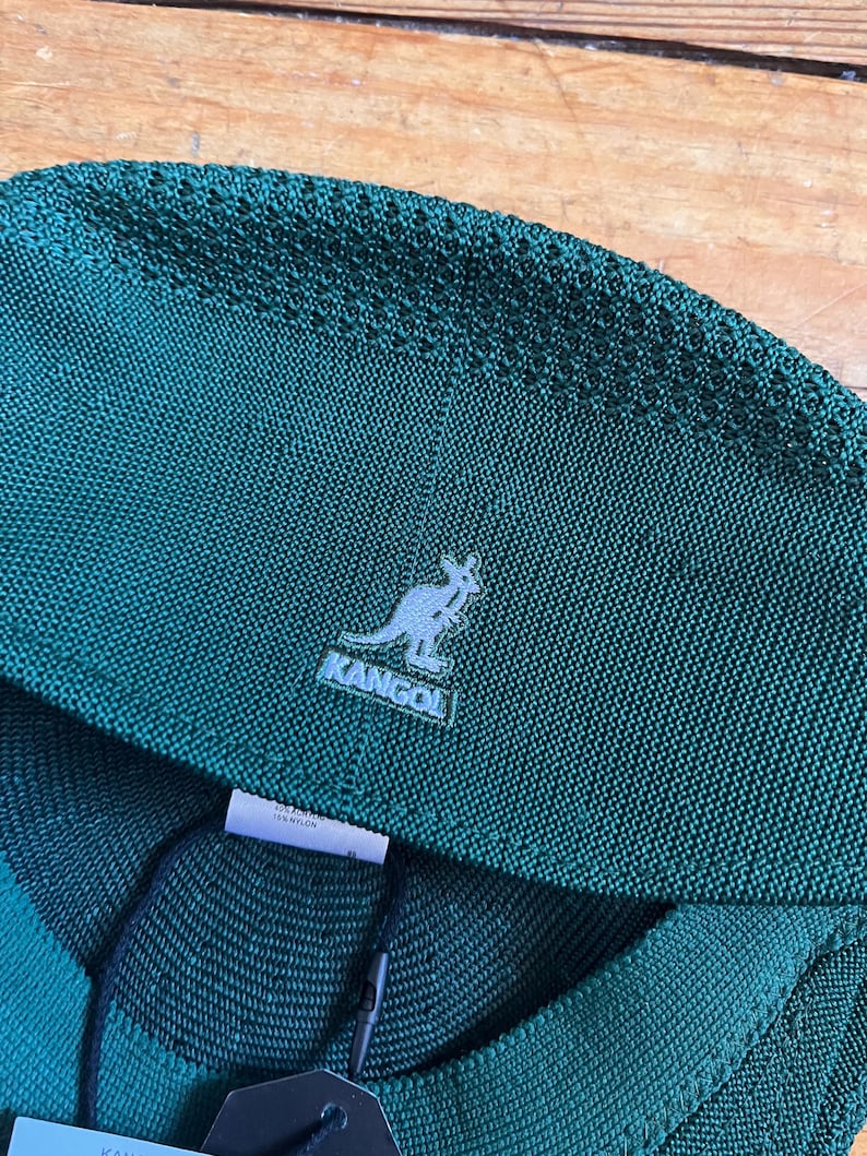 Kangol Beret Hat, Pine Green, New, Model 504 image 4