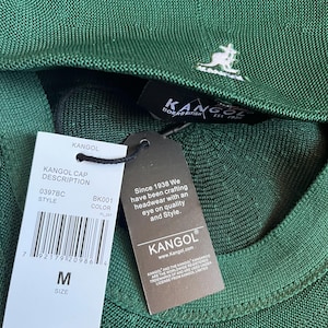 Kangol Beret Hat, Pine Green, New, Model 504 image 3