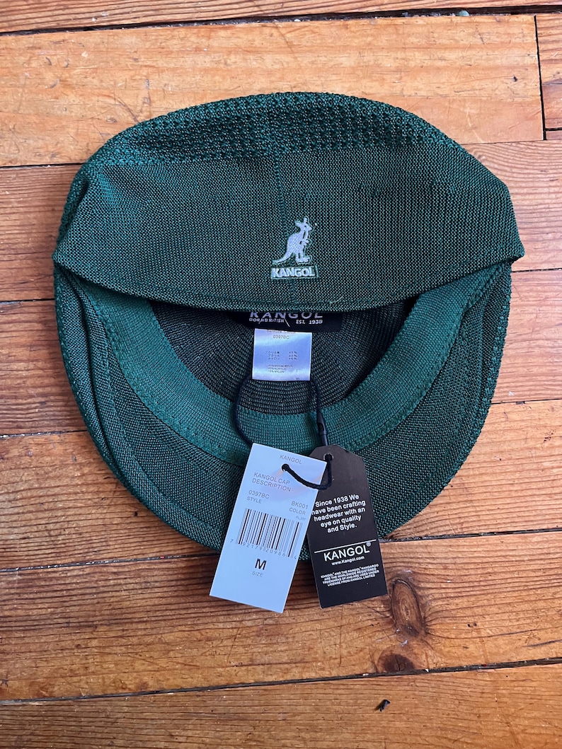 Kangol Beret Hat, Pine Green, New, Model 504 image 5