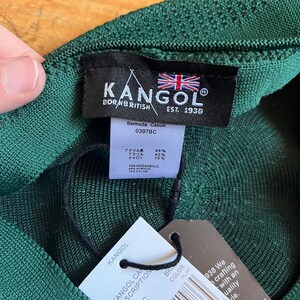 Kangol Beret Hat, Pine Green, New, Model 504 image 2