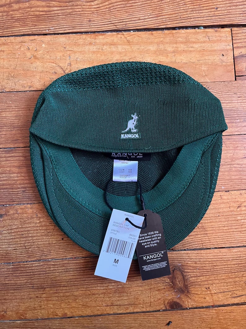 Kangol Beret Hat, Pine Green, New, Model 504 image 1