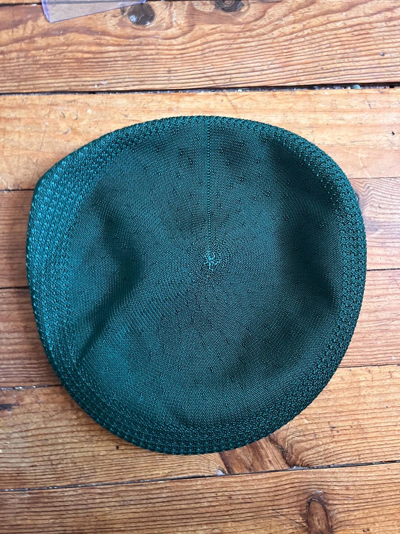 Kangol Beret Hat, Pine Green, New, Model 504 image 6