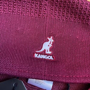 New Kangol Red Burgundy Beret Hat Model 504 image 3