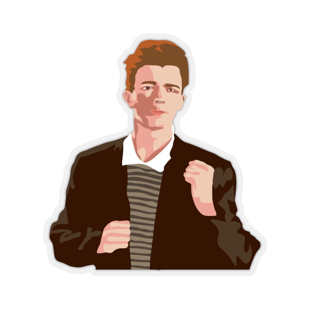 Rick Rolled Stickers for Sale