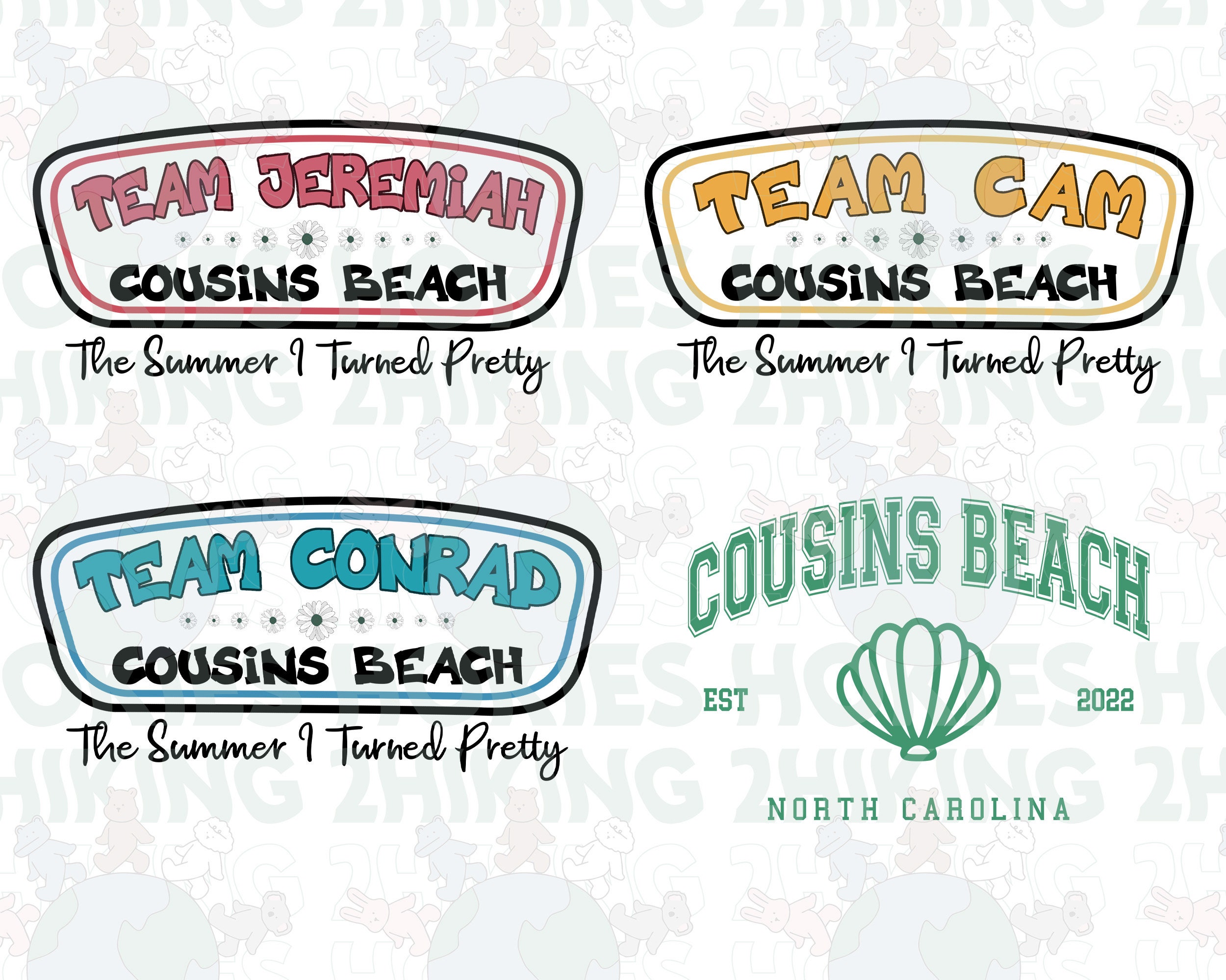 Cousins Beach Png The Summer I Turned Pretty Png Team Conrad Etsy