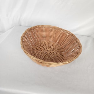 Vintage Straw Gathering Harvest Basket Twig Natural Hand Woven straw Handmade Wicker Rustic Wickerwork Gift Cottagecore Garden