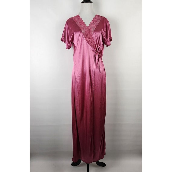 Vintage 1980s Soft Touch Night Wear Silky Satin L… - image 1