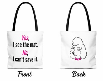 Ja ich sehe die Matte Tote | Groom Humor Einkaufstasche