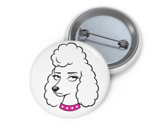 Sassmoji Mood Pin Kollektion | Hundefriseur Humor Emaille Pins