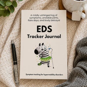 Funny EDS Tracker Journal | Hypermobile Ehlers-Danlos Syndrome Symptom Log | hEDS Journal | Chronic Illness Planner | Gift for Spoonie