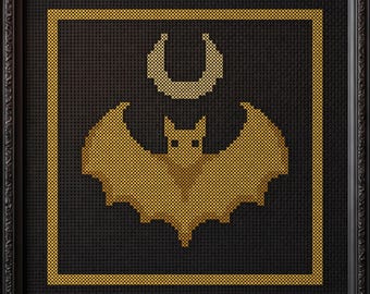 Gothic Cross Stitch Pattern PDF | Halloween Cross Stitch | Witchy Cross Stitch | Dark Academia | Instant Download