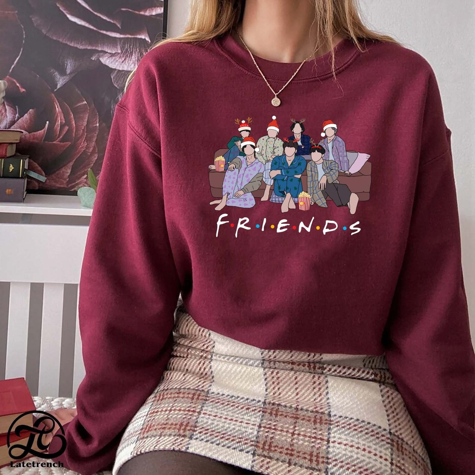 BTS Christmas Sweatshirt, All I Want For Christmas is Bts Sweatshirt