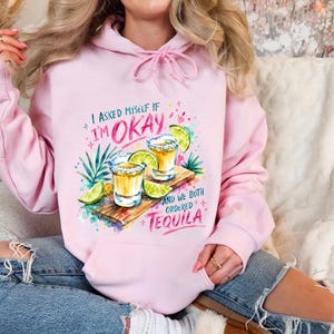 I Asked Myself If I'm Okay And We Both Ordered Tequila PNG, Funny Tequila Quote Sublimation Design, Margarita Lover Shirt PNG