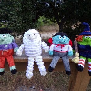 Halloween 4 pattern set - PDF crochet patterns