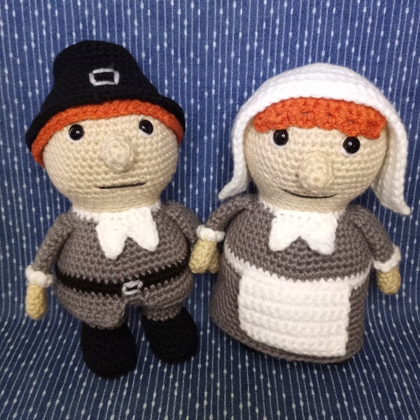 Ensemble Mr & Mrs Pilgrim - Patron de crochet PDF