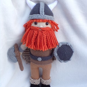 Vidar the Viking Warrior - PDF crochet pattern