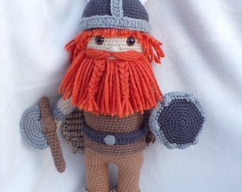 Vidar the Viking Warrior - PDF crochet pattern