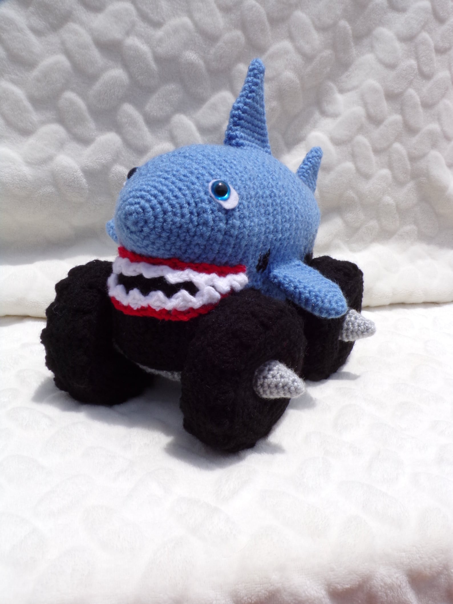 Mega Shark Monster Truck PDF Crochet Pattern Etsy