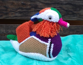 Yazi the Mandarin Duck - PDF crochet pattern