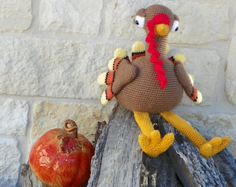 Tom-Tom Turkey - PDF crochet pattern