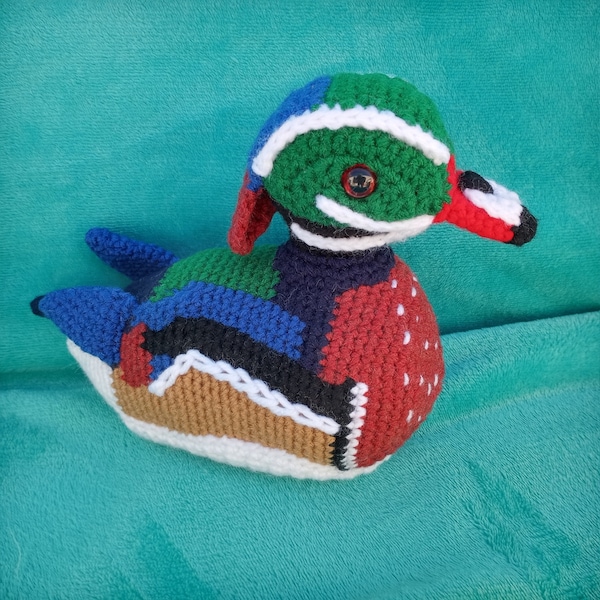 Wood Duck PDF crochet pattern