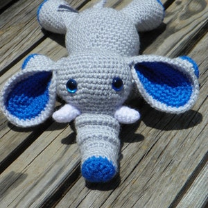 Ella Elephant - PDF crochet pattern