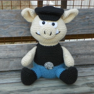 Damian the Road Hog - PDF crochet pattern