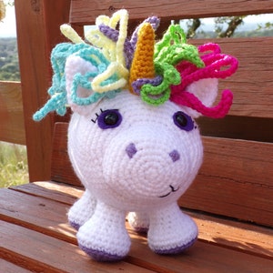 Unice the Unicorn - PDF crochet pattern