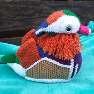 Yazi the Mandarin Duck - PDF crochet pattern image 8