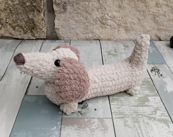 Patrón de crochet de Dutch the Doxie en PDF