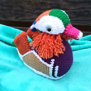Yazi the Mandarin Duck - PDF crochet pattern image 9