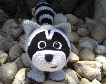 Randy the Raccoon - PDF crochet pattern