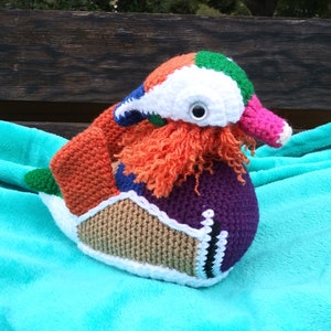 Yazi the Mandarin Duck - PDF crochet pattern image 7