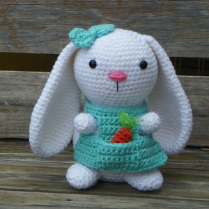 Pearly Rabbit - PDF crochet pattern + bonus vest pattern