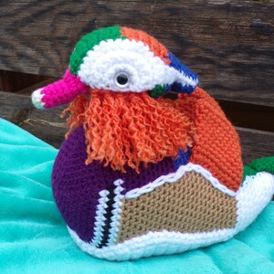 Yazi the Mandarin Duck - PDF crochet pattern image 6