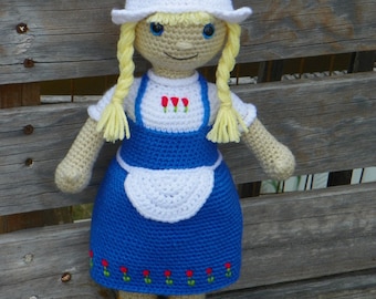 Skye the Dutch Girl- PDF crochet pattern